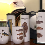 Water Bottle (INSHORE SLAM) with Mirror Image Fish Printing (Floating!)