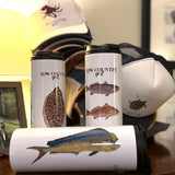 Water Bottle (MAHI) with Mirror Image Fish Printing