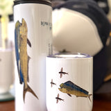 Water Bottle (MAHI) with Mirror Image Fish Printing