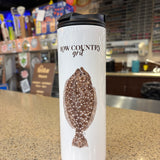 Water Bottle (INSHORE SLAM) with Mirror Image Fish Printing (Tail Fin Dancing!)