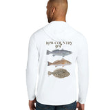 Mirror Image Fish Printing + Gray's Reef ADULT Performance Hoodie/LS (MAHI) (UNISEX)