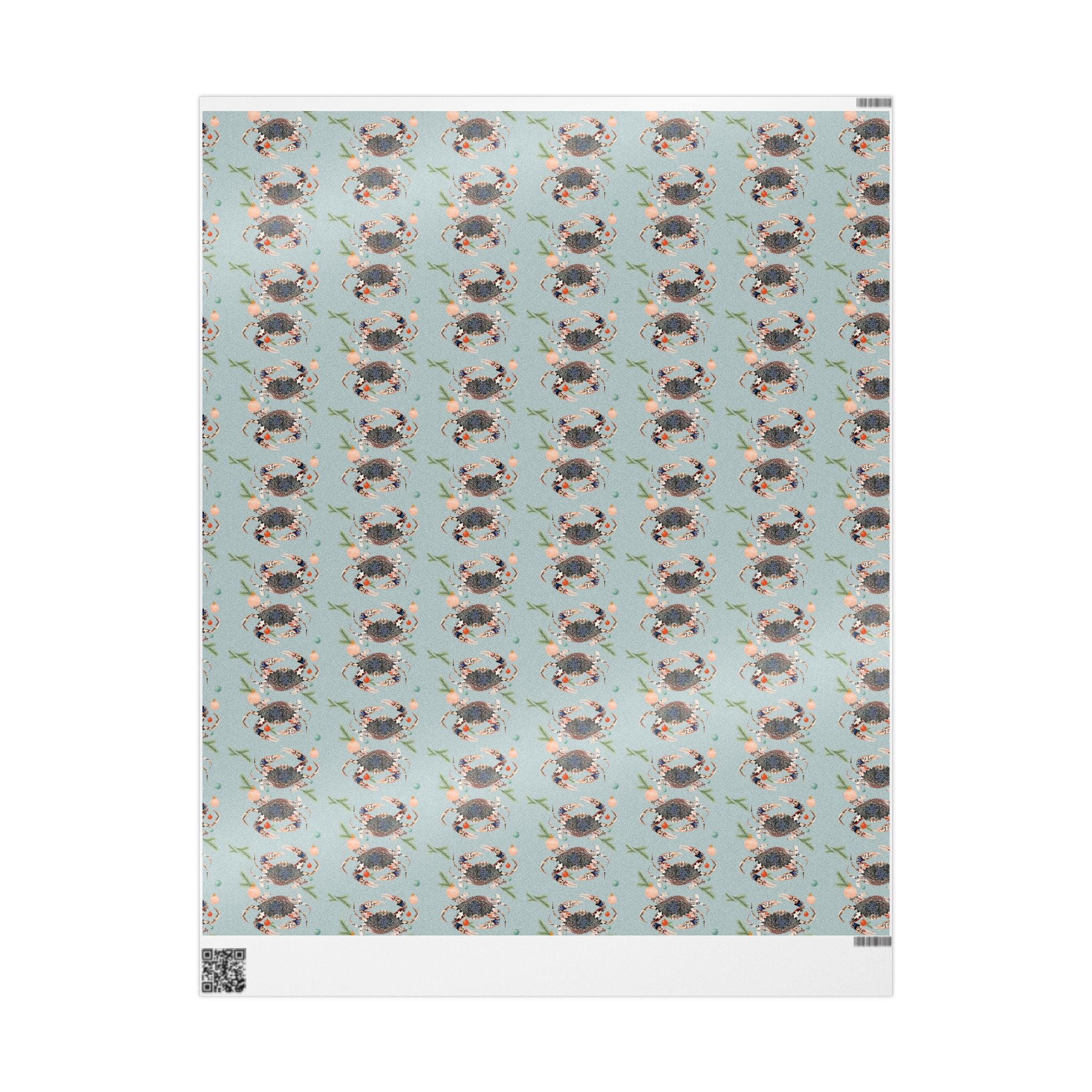 Macey Rewis + TIMSC  Calico Lady Crab Coastal Wrapping Paper