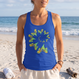 April Hall + TIMSC  MEG Swirl Shark Teeth - Women Tank Top Shirt
