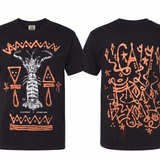 Kaylee Hettenbaugh - Mantis Shrimp Bleached Graffiti Art — Adult T-Shirt (Short Sleeve)