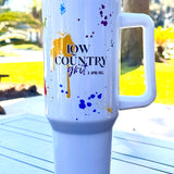 April Hall + Renegade Paws Rescue“ Paw-sitive Energy” 40-oz Tumbler