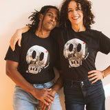 Deb Oden + Arts SE- Sassy, Sinfully Skull ADULT T-Shirt (Short Sleeve), UNISEX