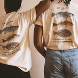 Mirror Image Fish Printing + Gray's Reef -“Inshore Unisex Tee” ADULT Short Sleeve T-Shirt (UNISEX)