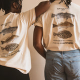 Mirror Image Fish Printing + Gray's Reef -“Inshore Unisex Tee” ADULT Short Sleeve T-Shirt (UNISEX)