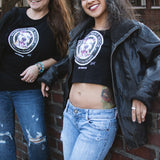 April Hall + Renegade Paws  - Wild Hearts Run Free Cropped T-Shirt