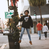 Deb Oden + Arts SE- Sassy, Sinfully Skull Sweatshirt, UNISEX