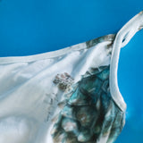 “Oyster Pearl Drift” Sling Ankle Long Dress"