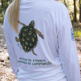 Westie's Shell Velocity Performance Unisex Long- Sleeve Sun Shirt - Tybee Island Marine Science (TIMSC)