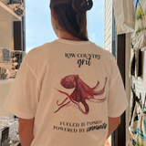 Salted Soul Gallery- OCTO ADULT T-SHIRT Short Sleeve, Unisex - (TIMSC)