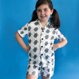 “Porch Swing Dreams” Pajama Short Set"